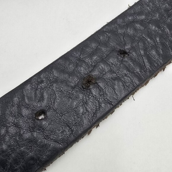 VTG KISS Love Gun Pacifica Belt Buckle w/ 42" Black Leather Brass 1977 - Picture 7 of 12